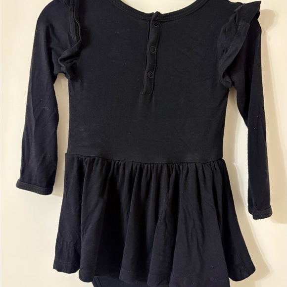Kyte Baby Long Sleeve Twirl Baby Dress Black - Picture 2 of 5